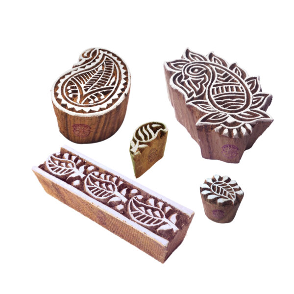 Paisley Wooden Stamps - Set