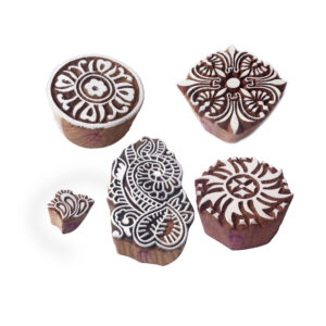 Round Wooden Stamps - Set