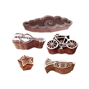 Musical Wooden Stamps - Set