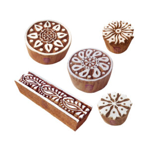 Round Wooden Stamps - Set