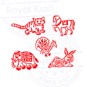 Animal Wooden Stamps - Set