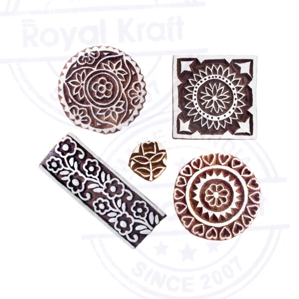 Assorted Wooden Stamps - Set