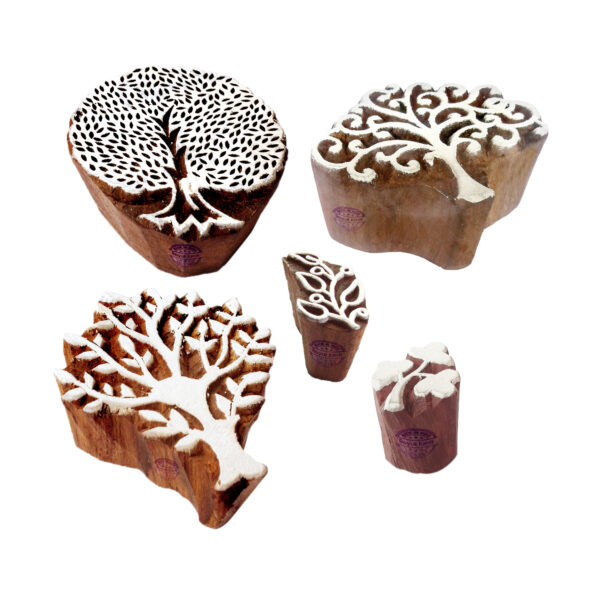 Tree Wooden Stamps - Set