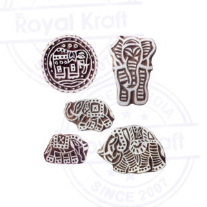 Animal Wooden Stamps - Set