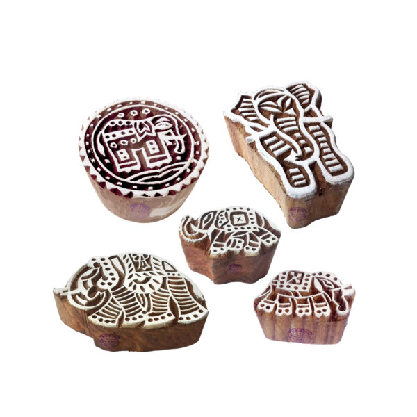 Animal Wooden Stamps - Set