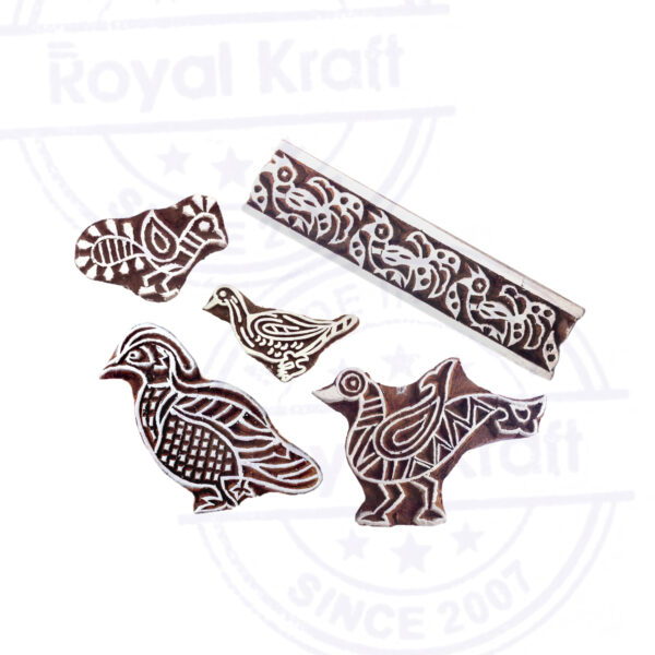 Animal Wooden Stamps - Set