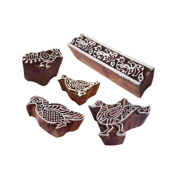 Animal Wooden Stamps - Set