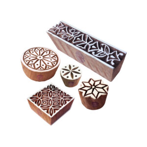 Round Wooden Stamps - Set