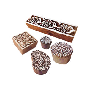 Paisley Wooden Stamps - Set