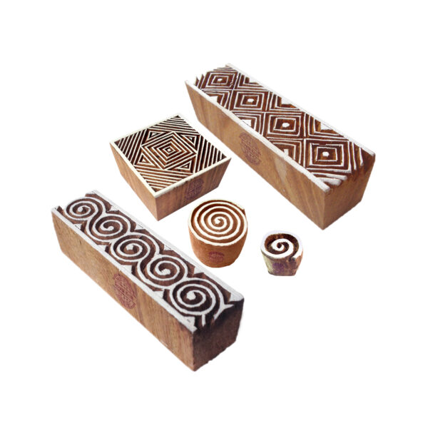 Border Wooden Stamps - Set