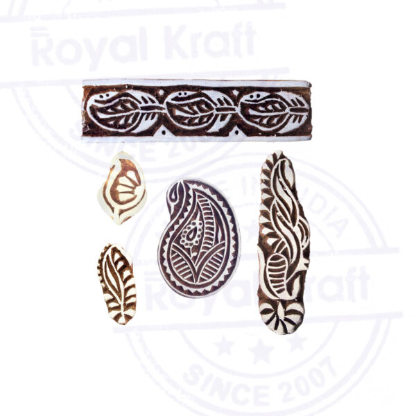 Paisley Wooden Stamps - Set