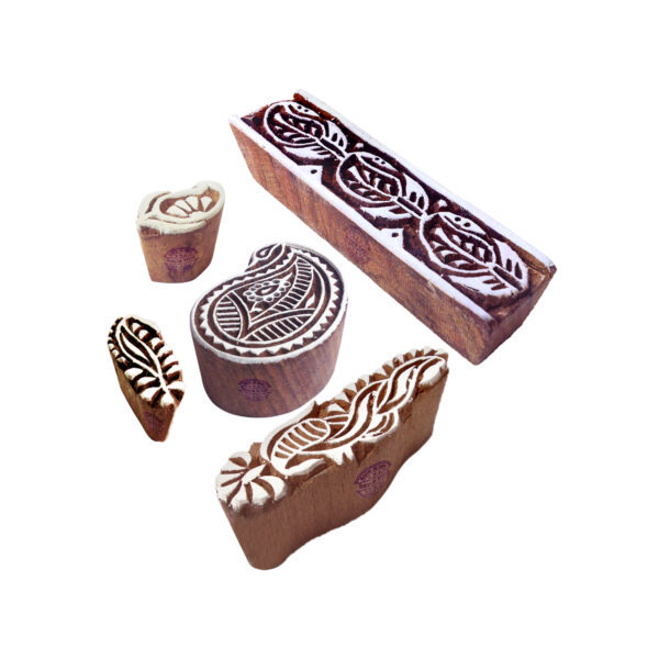 Paisley Wooden Stamps - Set