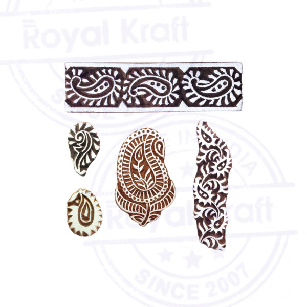 Paisley Wooden Stamps - Set