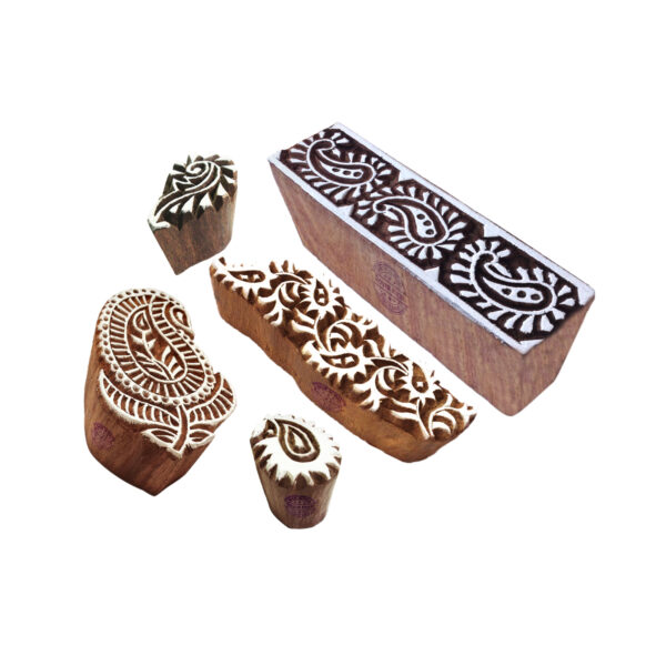 Paisley Wooden Stamps - Set