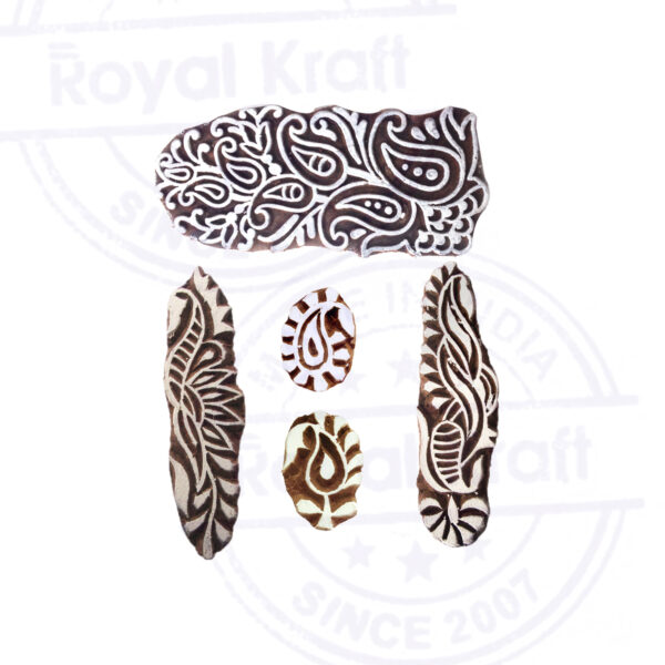 Paisley Wooden Stamps - Set