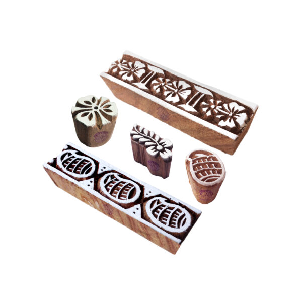 Border Wooden Stamps - Set