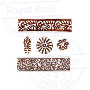 Border Wooden Stamps - Set