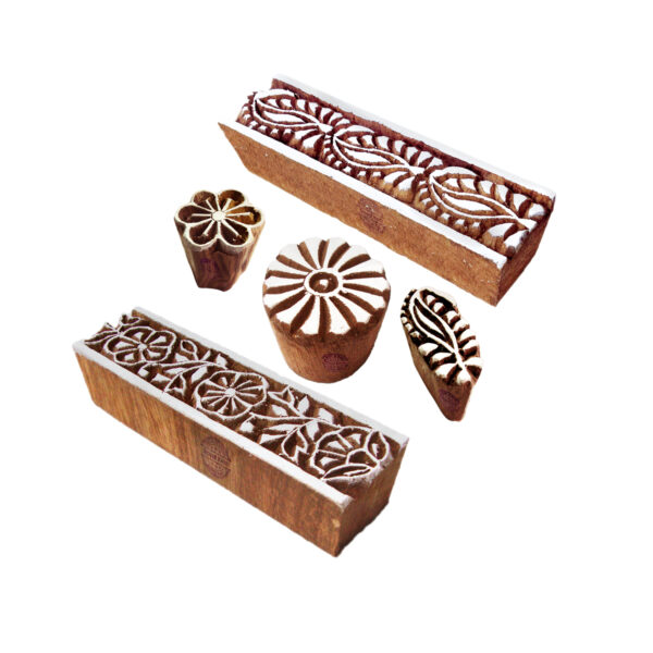 Border Wooden Stamps - Set