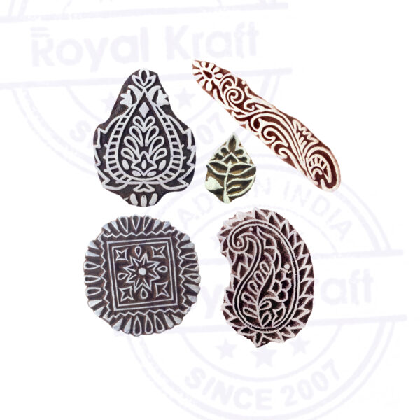 Paisley Wooden Stamps - Set