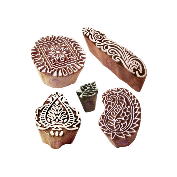 Paisley Wooden Stamps - Set