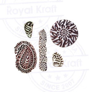 Paisley Wooden Stamps - Set