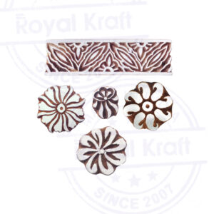 Round Wooden Stamps - Set