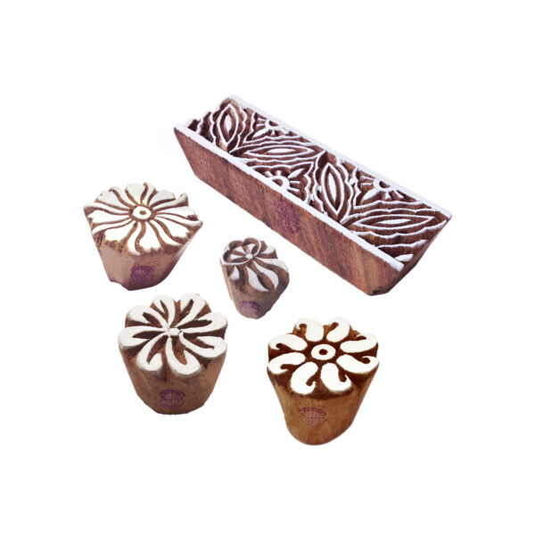 Round Wooden Stamps - Set