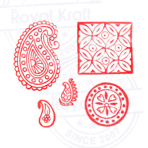 Paisley Wooden Stamps - Set