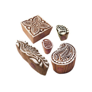 Paisley Wooden Stamps - Set