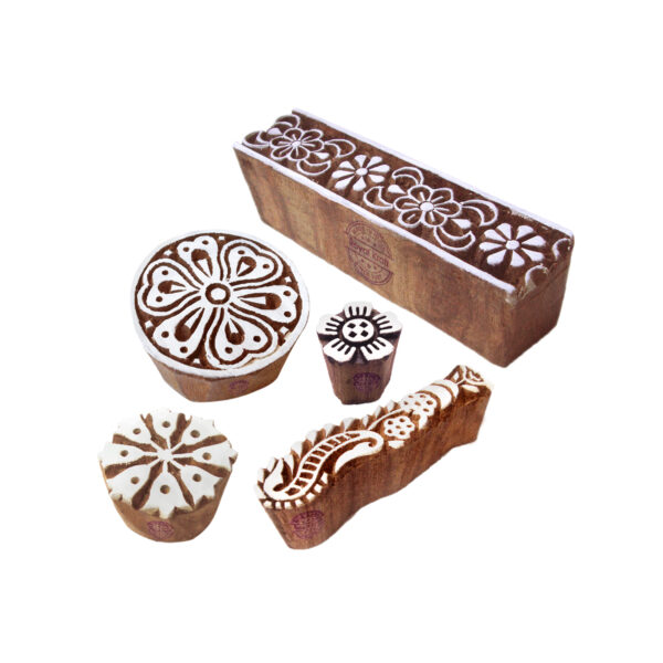 Round Wooden Stamps - Set