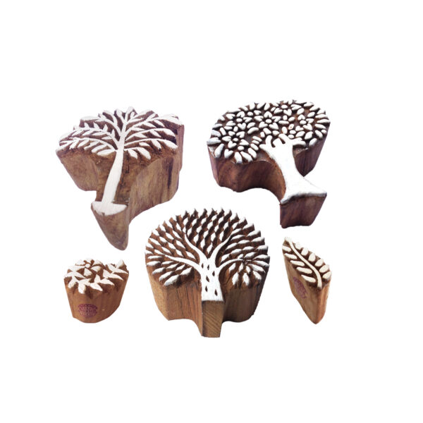 Tree Wooden Stamps - Set