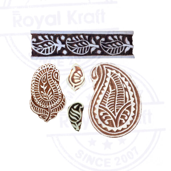 Paisley Wooden Stamps - Set