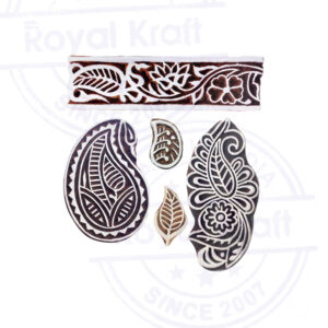 Paisley Wooden Stamps - Set