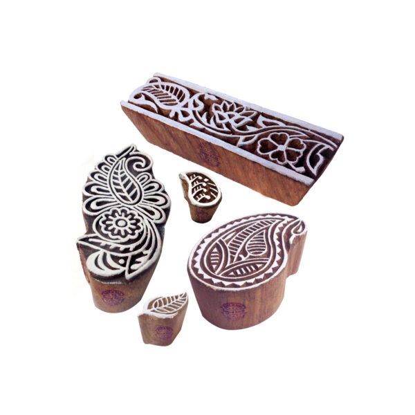 Paisley Wooden Stamps - Set