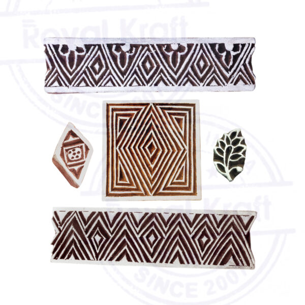 Border Wooden Stamps - Set