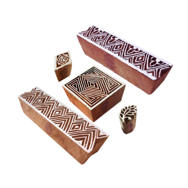 Border Wooden Stamps - Set