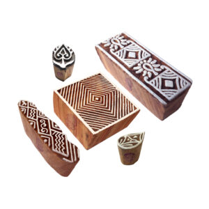 Border Wooden Stamps - Set