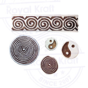 Round Wooden Stamps - Set