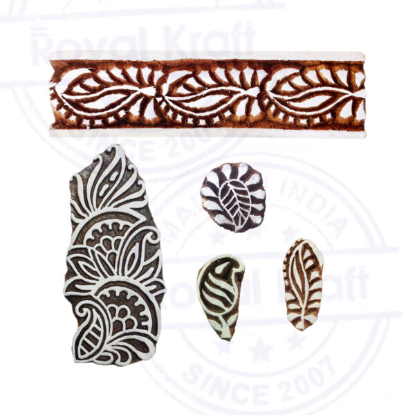 Paisley Wooden Stamps - Set