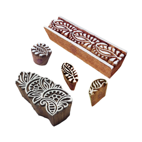 Paisley Wooden Stamps - Set