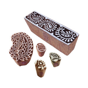 Paisley Wooden Stamps - Set