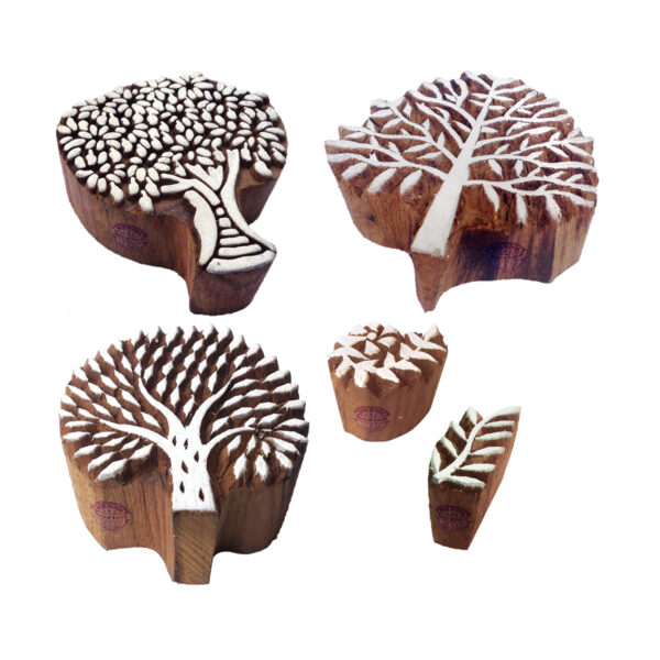 Tree Wooden Stamps - Set