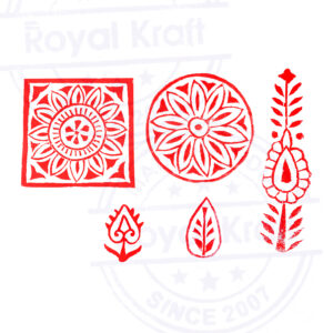 Indian Wooden Stamps - Set