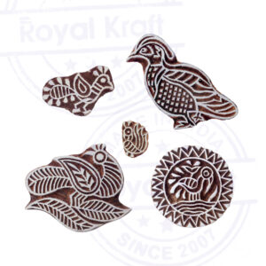 Animal Wooden Stamps - Set