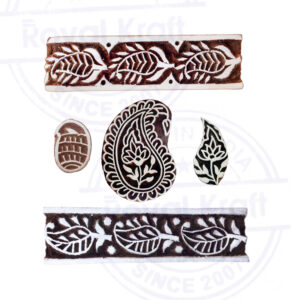 Paisley Wooden Stamps - Set