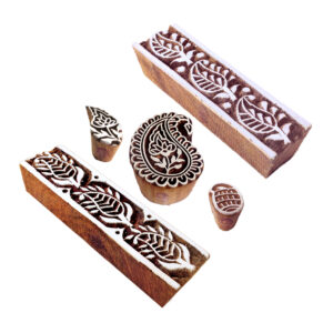 Paisley Wooden Stamps - Set