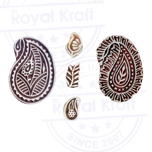 Paisley Wooden Stamps - Set