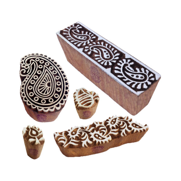 Paisley Wooden Stamps - Set