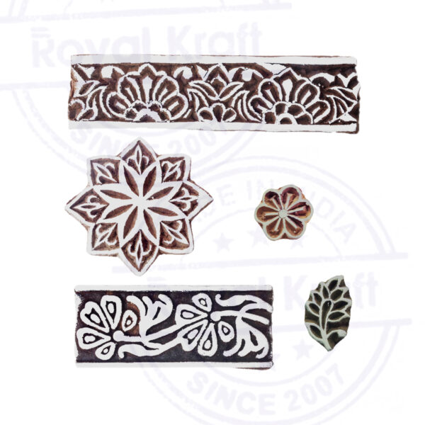 Border Wooden Stamps - Set