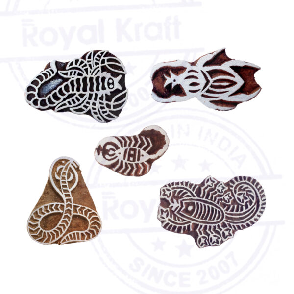 Animal Wooden Stamps - Set